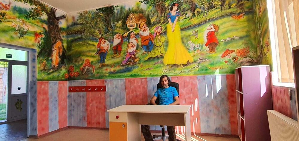 Pictura decorativa murala ,pereți,cluburi,grădinițe,camere copii etc