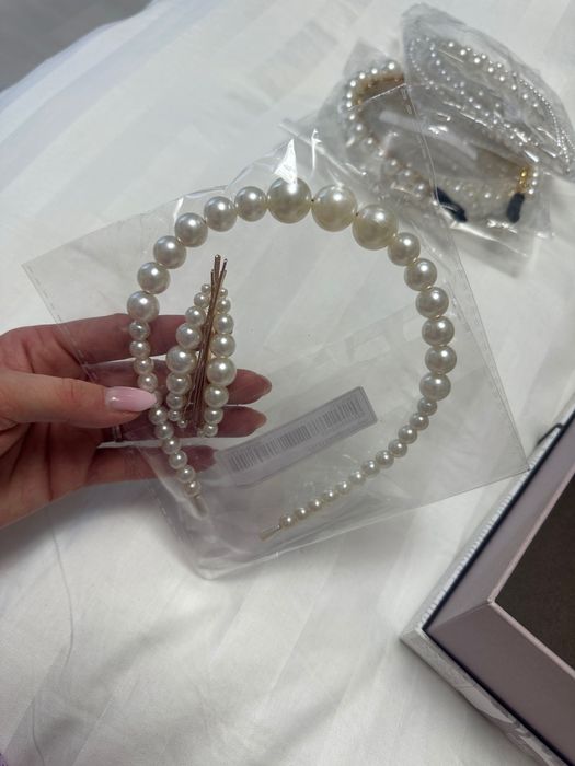 Diadema/Bentita perle mireasa