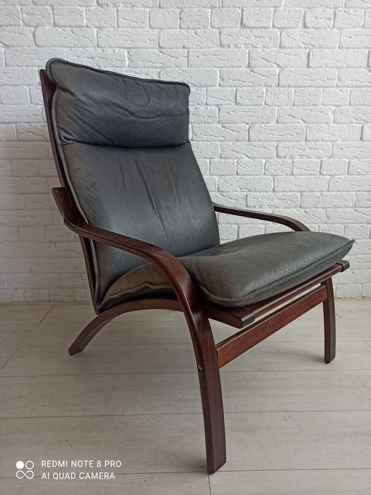 Две кожени кресла Mid - Century Modern Morgens Hansen ПРОМОЦИЯ