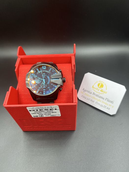 Ceas Diesel quartz curea metalica cod produs 18829