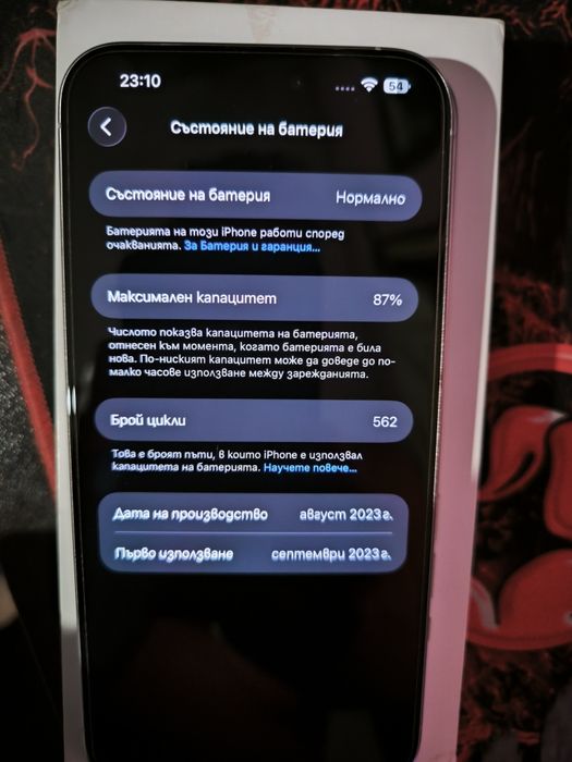 iPhone 15 Pro Max(Като Нов)