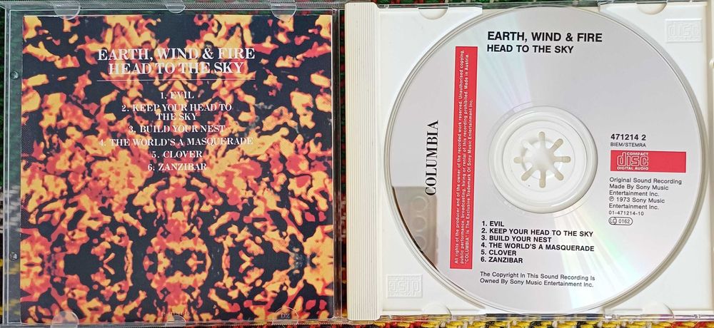 Продавам четири диска на Earth Wind & Fire и един диск на Stevie Wonder