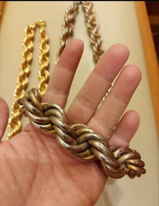 Lanturi hiphop rapp USA placate aur 14kb foarte groase