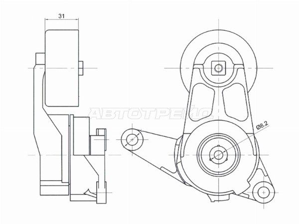 Натяжитель Chevrolet Captiva