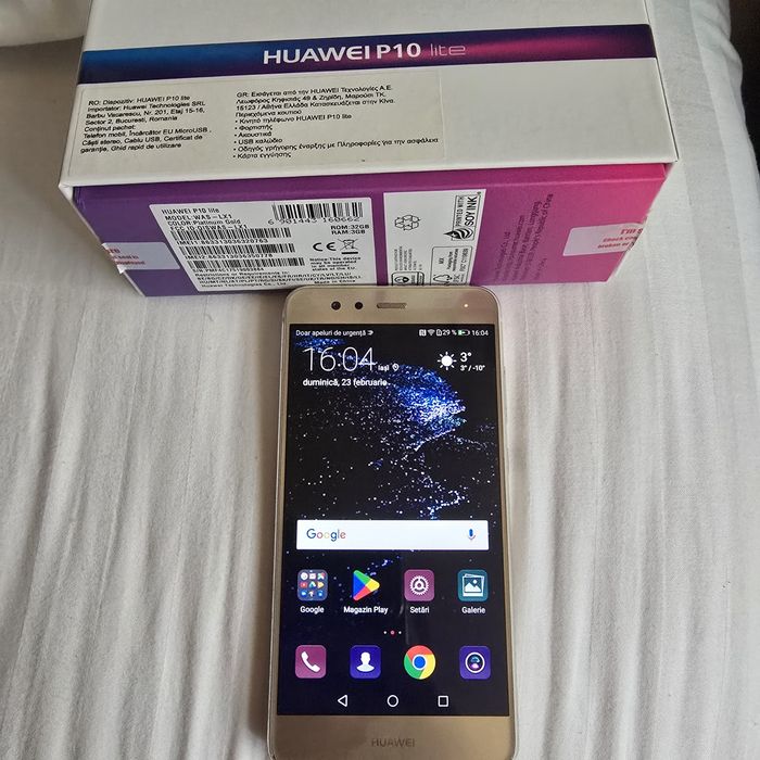 Telefon Huawei P10 Lite, Dual Sim, 32GB, 4G, Gold