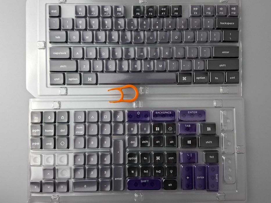 Set 138 keycaps low profile Womier