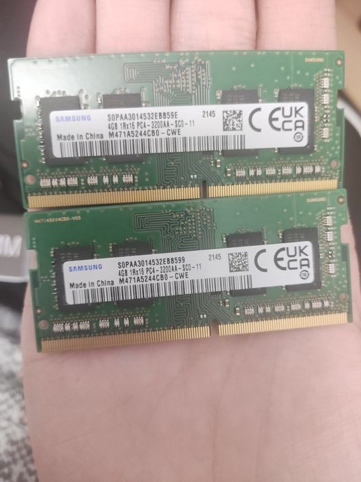 Оперативная память SAMSUNG 2x4Gb 3200Mhz