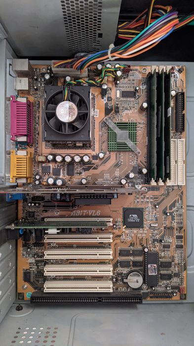 Материнская плата Abit VL6 (Socket 370).