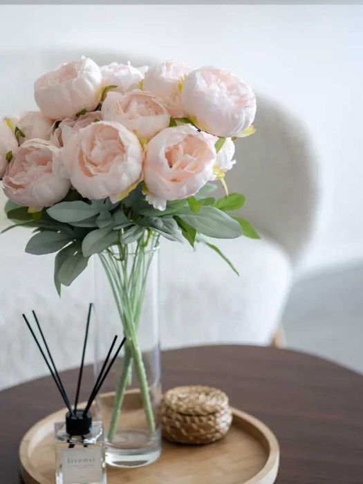 Лидер продаж - Искусственные цветы букет декор для дома, свадьбы 4шт