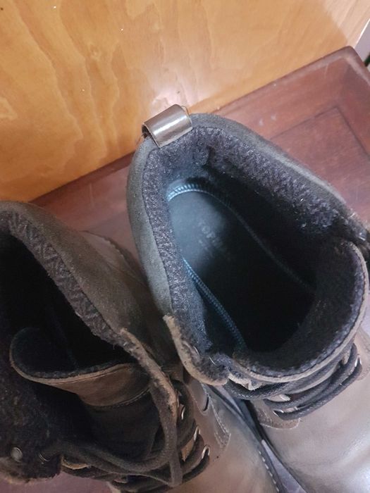 Мъжки зимни обувки.Topman. естествено кожа.