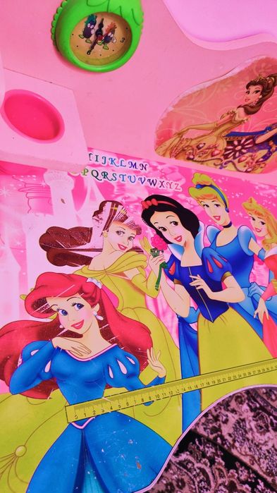 Парта со стулом для девочек (розовый)