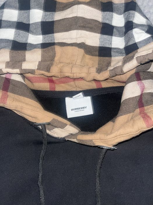 Черное худи Burberry