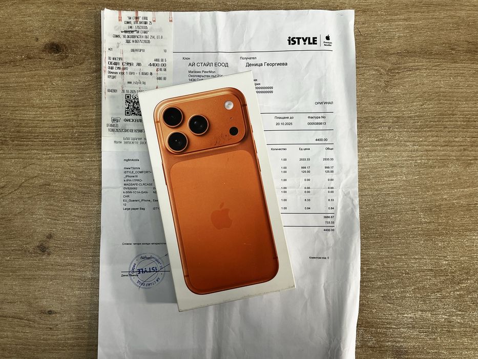 iPhone 17 Pro 512GB Перфектен 100% Бат. Гаранция