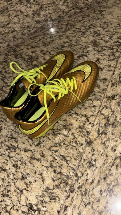 Ghete de fotbal Nike Hypervenom FG Gold