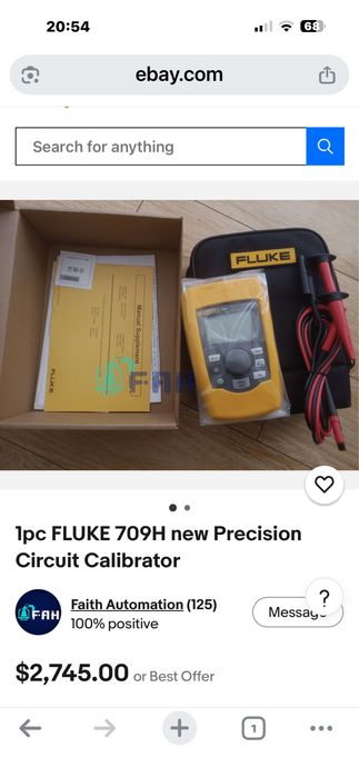 Fluke 709 H multimetru profesional nou