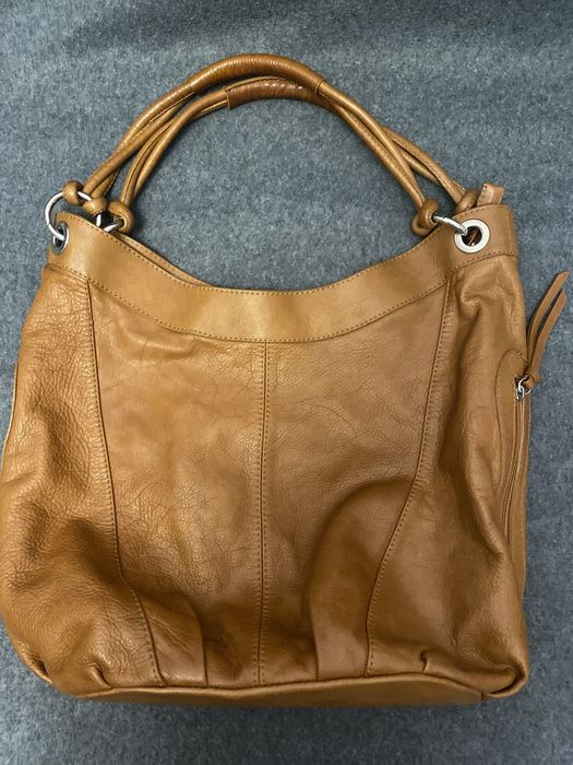 Geanta piele naturala tip mănușă