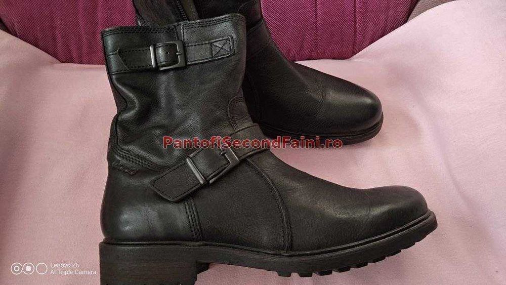 Ghete full piele de la ECCO Delams marimea 42, made in India