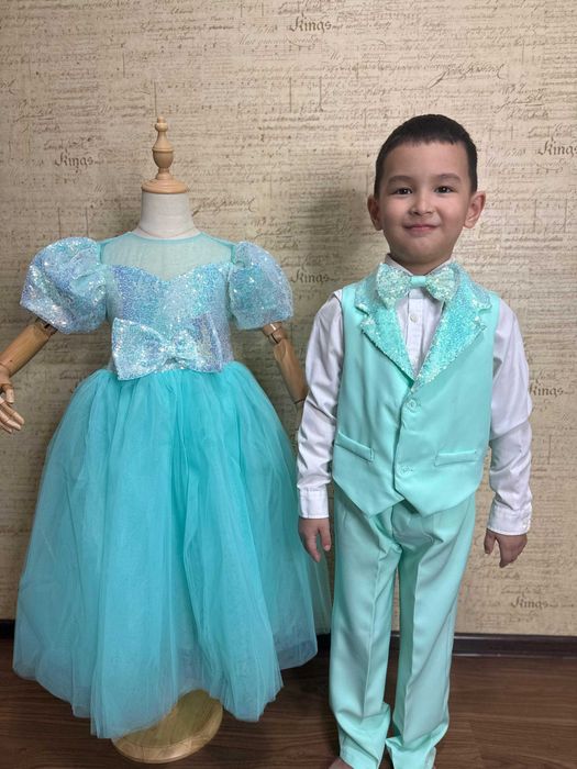 Прокат платья выпускной садик школа 6000тг звоните бронь заранее