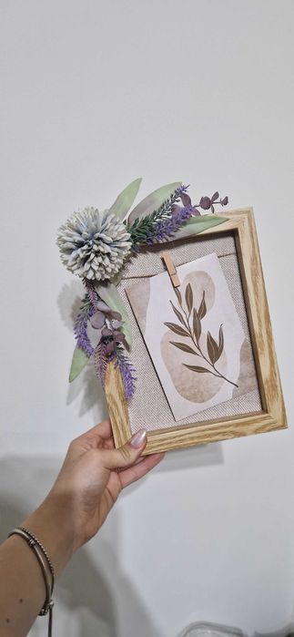 Рамка за снимка с цветя