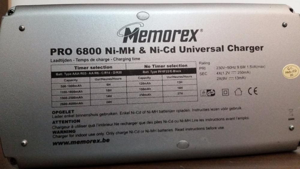 Memorex Incarcator Baterii Universal Charger Memorex Pro 6800 Ni - Mh