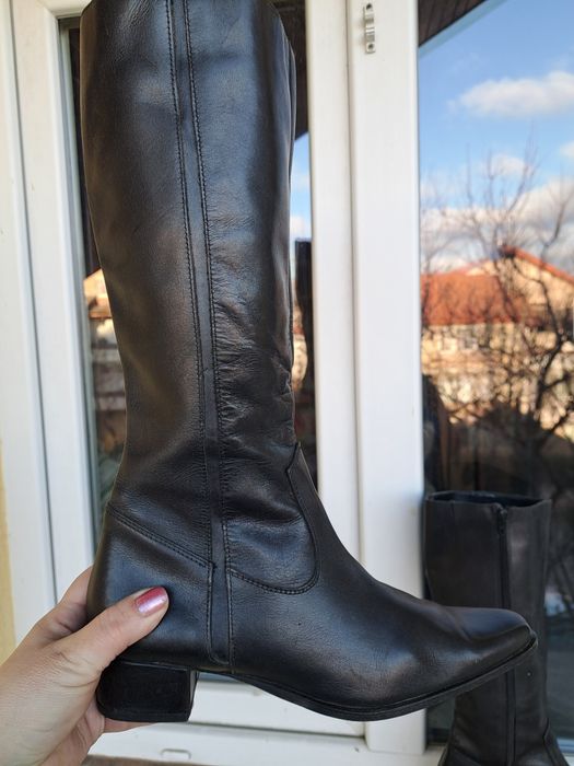 Cojoc damă din blană naturală + cizme damă  piele naturală, Vera Pelle