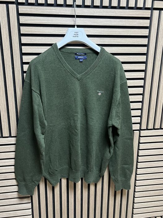GANT - Premium Cotton V Neck Pull - размер ХЛ / Оригинал