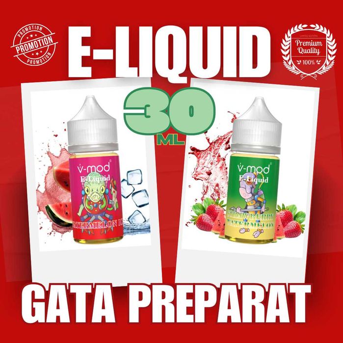 Lichid vape Gata Preparat 30ML toate Aromele!