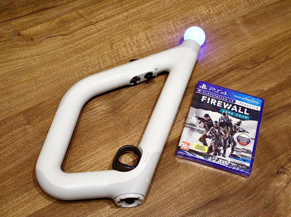 Продам Sony PS VR Aim Controller + Firewall Zero Hour PS4