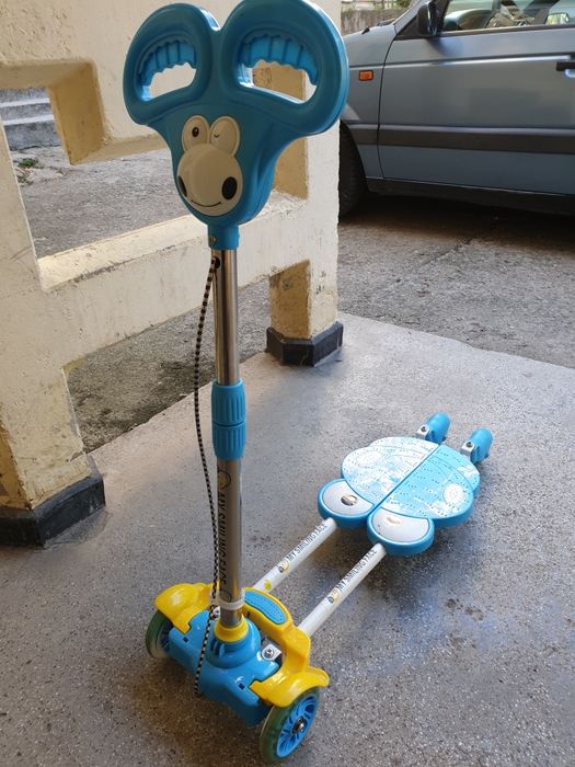 Детска тротинетка ножица с 4 колела