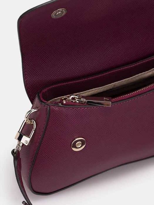 Чанта дамска Guess Cordelia Burgundy Bordeaux.