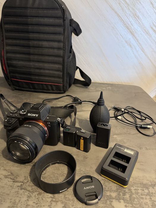 Vand Sony A7 II + Obiectiv Sony FE 1.8/5, ca noi
