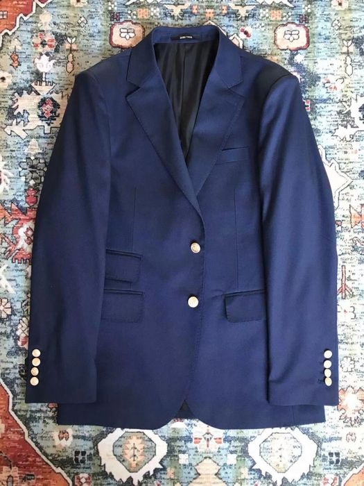 Мужской премиум пиджак из тропической шерсти для всех сезонов