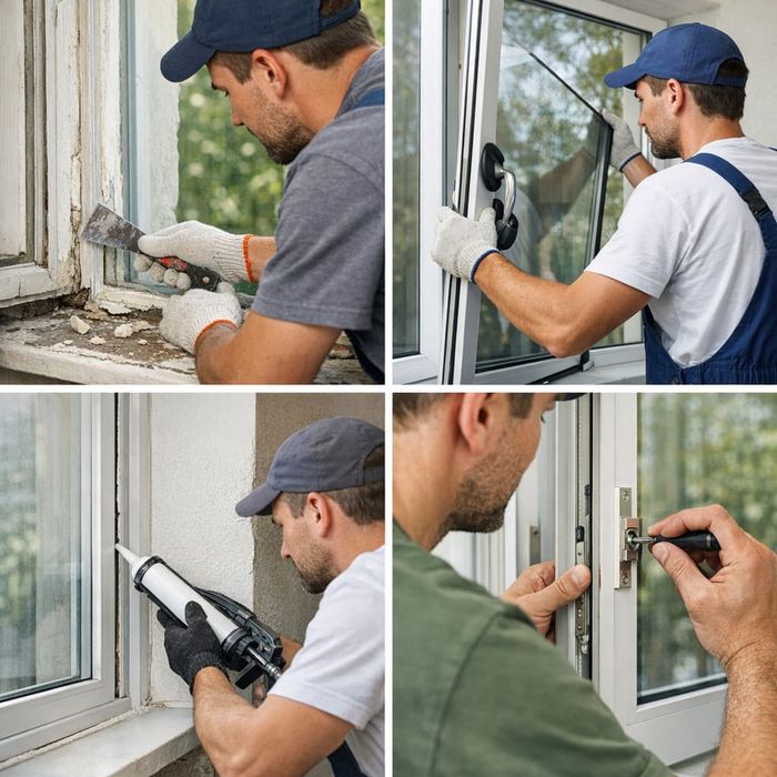 Качественный ремонт окон