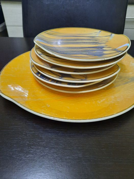 Farfurii pizza, spaghete, desert, platouri Craciun,
