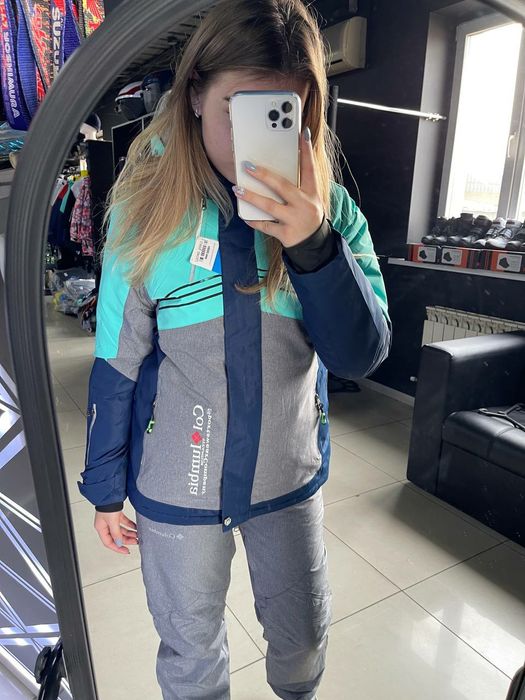 Тёплый, Женский Горно-лыжный Костюм! Хорошего качества!