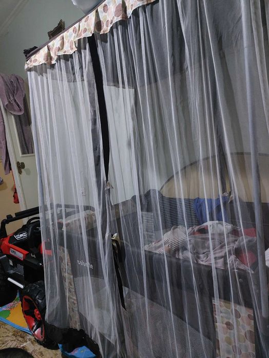 Детская кроватка манеж