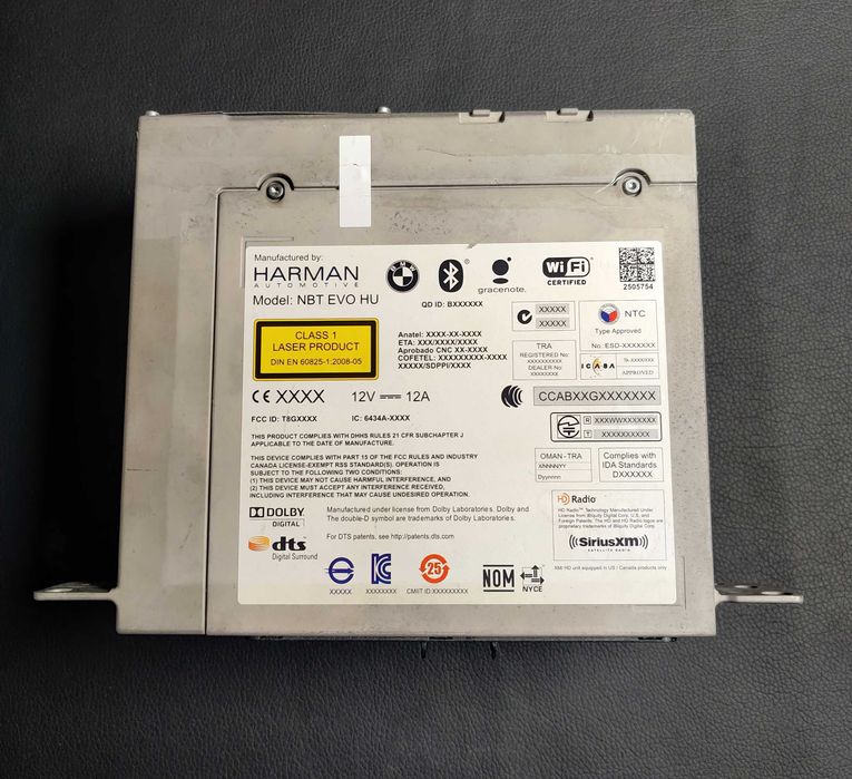 Navigatie BMW NBT EVO B209 HW 2.2 APIX 2, FM, GPS, 4GB - G Series