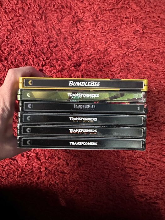 colectia filme Transformers 1-5 + Bumblebee 4K+bluray steelbook