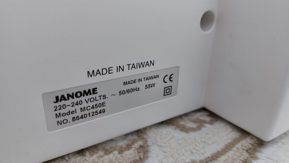 JANOME 450E вышивальная машина