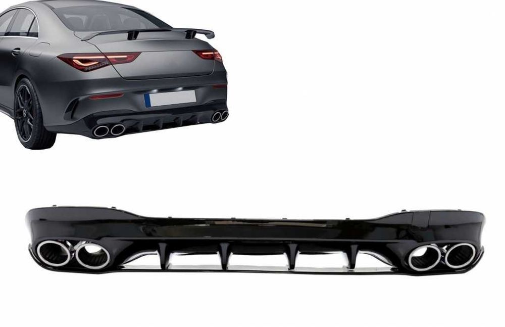 Difuzor Bara Spate cu Ornamente Mercedes X118 C118 (2019+) Design