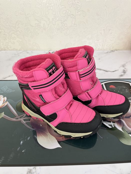 Зимние ботинки для девочек 34 размера