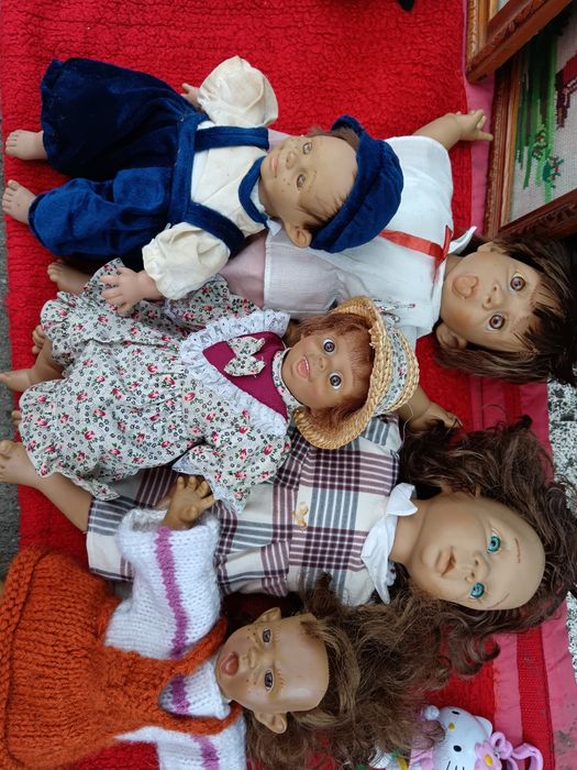 Păpuși expresive plastic set 5