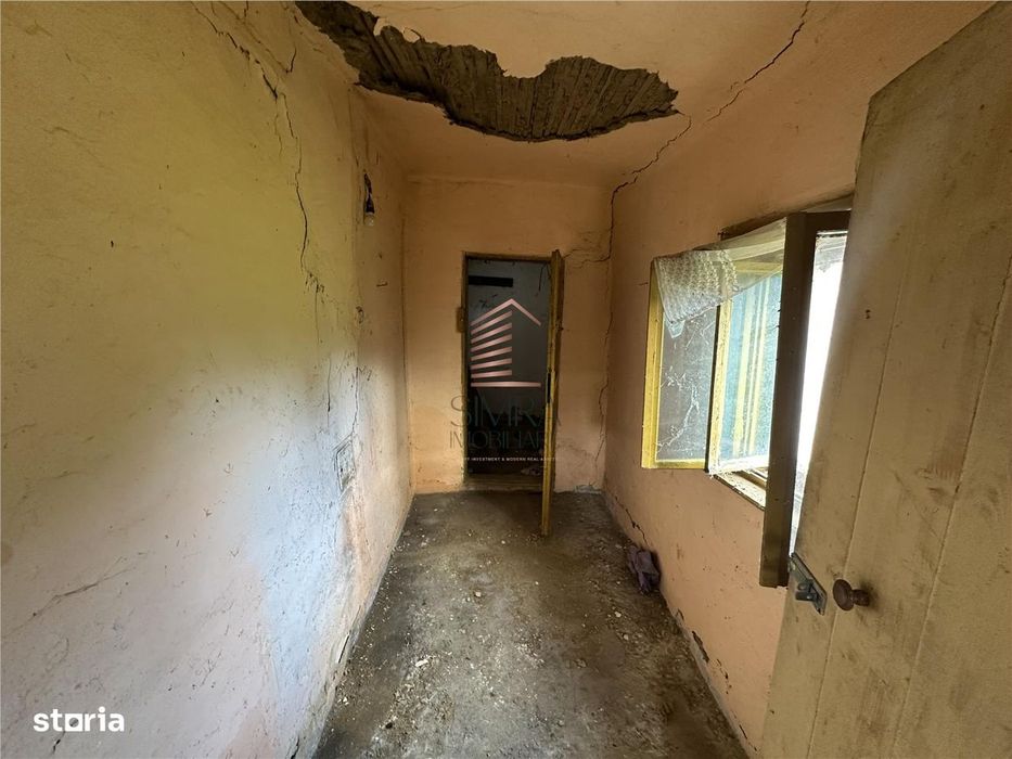 casa 3 camere + 450 mq de teren, Rosiori