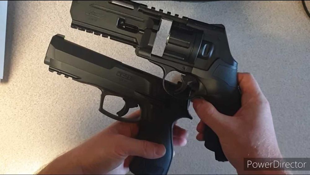 Pistoale Airsoft Bile de CAUCIUC/20j/Fara permis/Auto-Aparare