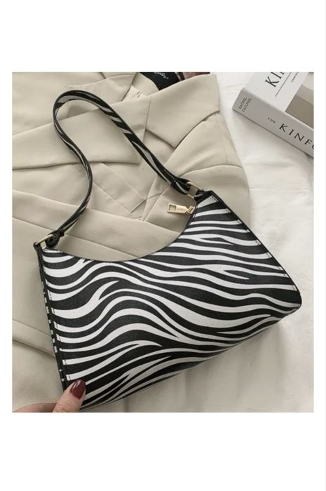 Сумка с принтом зебра