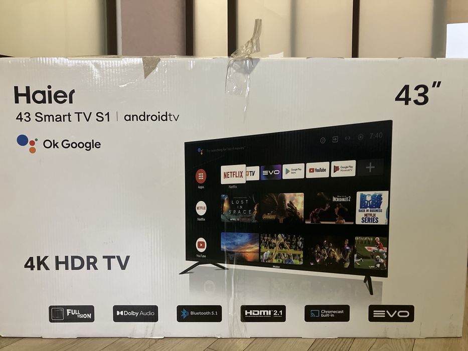 Смарт тв Haier 43’