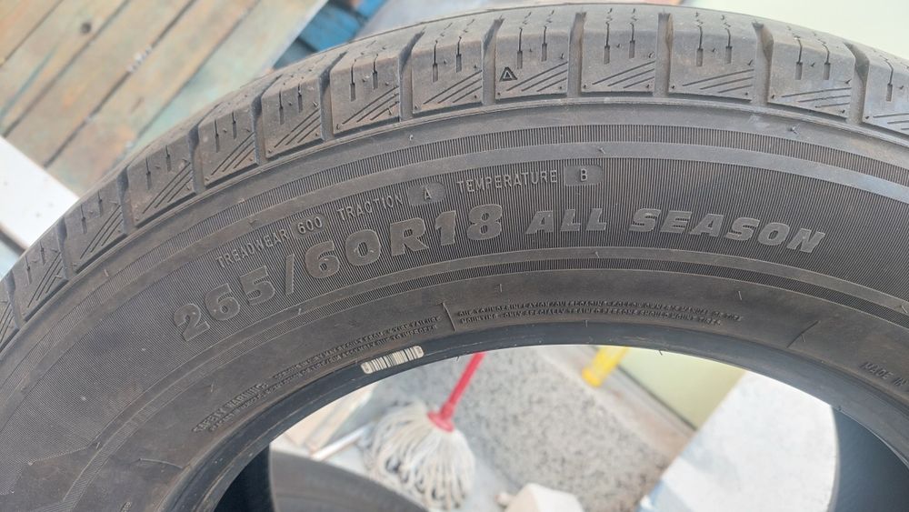 Цена за 2 броя гуми 265/60 r18 всесезонни за  джип