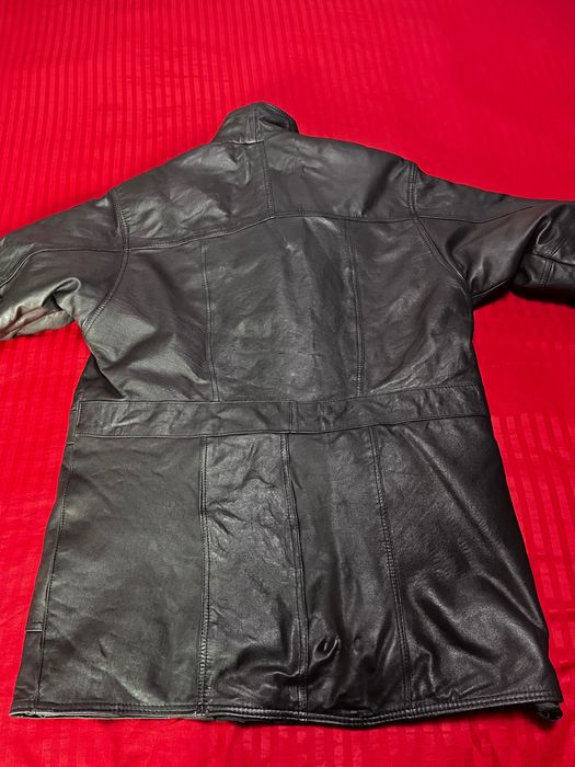 Parka vintage barbati piele naturala