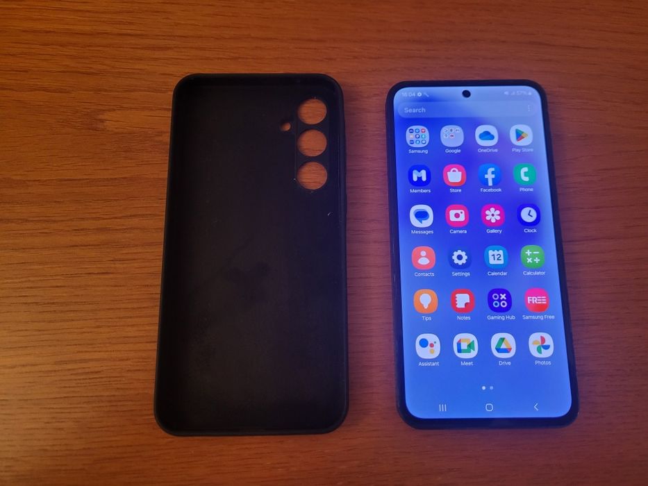 Samsung A55 128GB 5G Navi Black + husa si folie