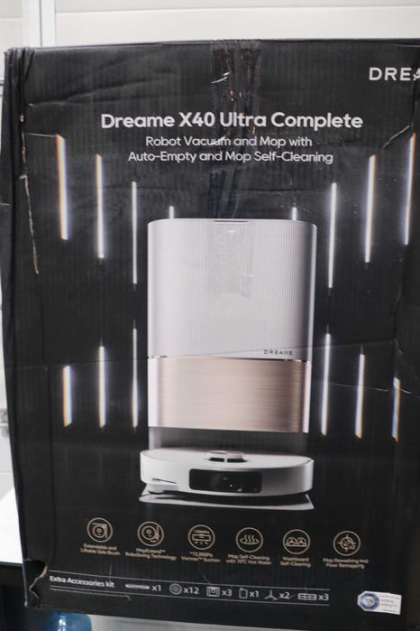 Прахосмукачка робот Dreame X40 Ultra Complete 12000Pa,Mop, авт.пълнене